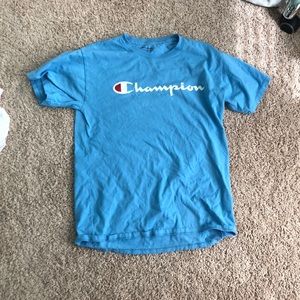 Blue champion tee